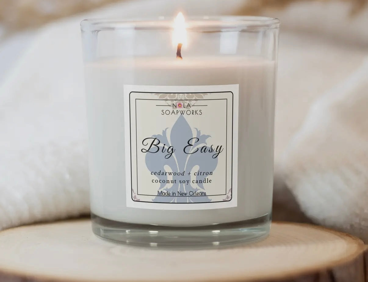 Nola soap works big easy candle
