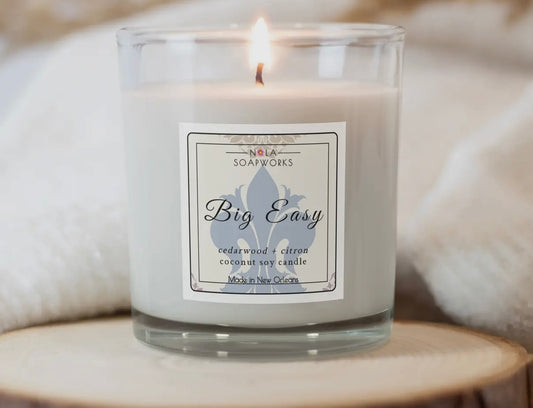 Nola soap works big easy candle