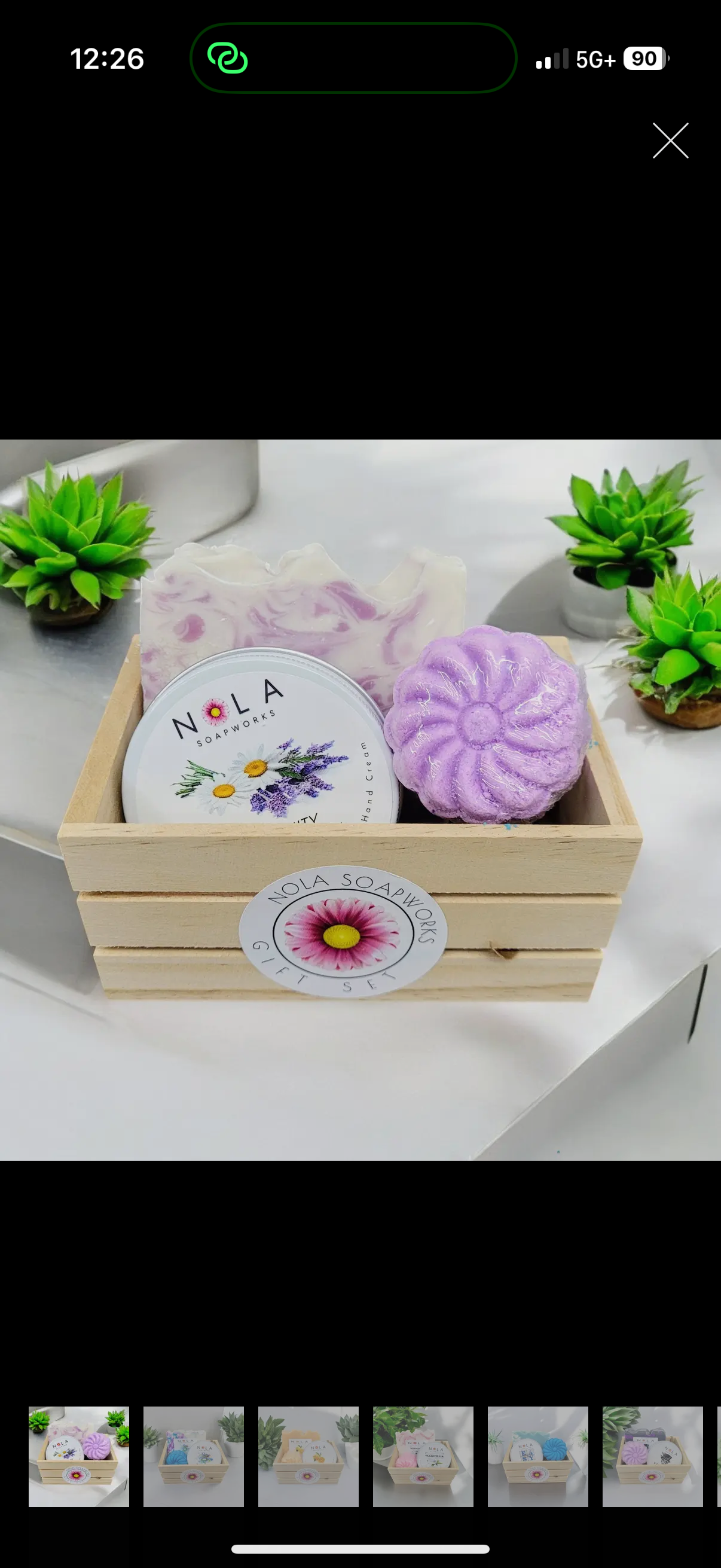 Nola soap works lavender gift set